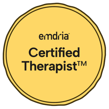 EMDR Certified Therapist badge from EMDRIA
